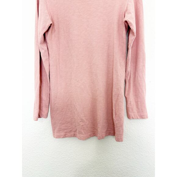 Cotton Citizen Tokyo Long Sleeve Mini Dress Size Small Pink Lightweight Preppy - Picture 9 of 12